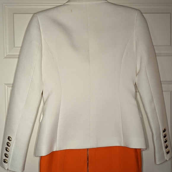 White double breasted blazer size 2 - Picture 5 of 7